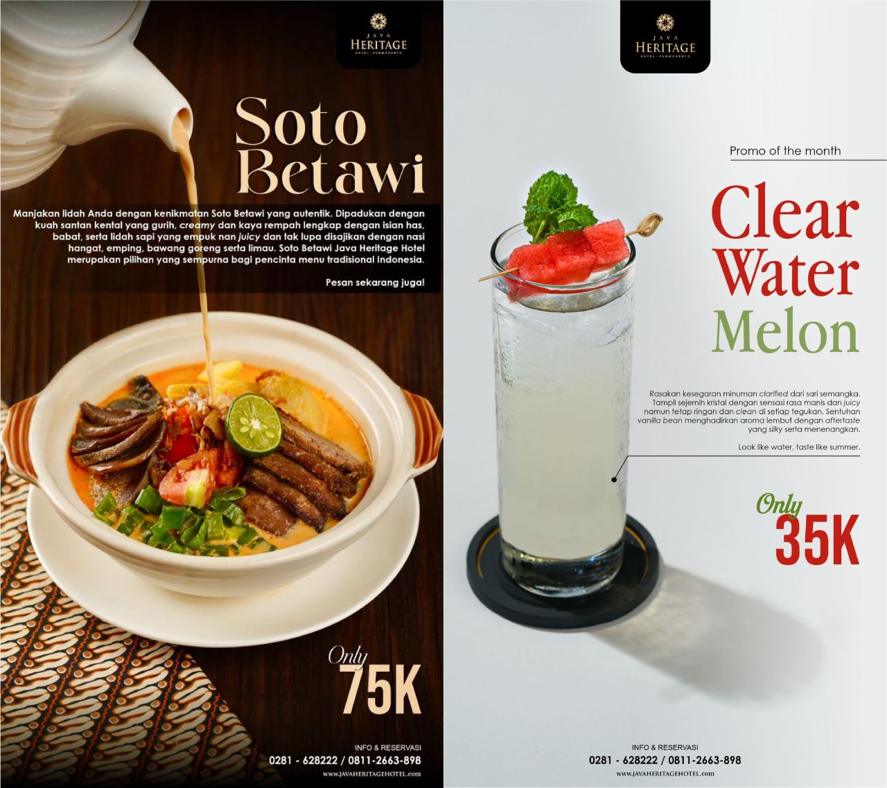 Cita Rasa Tradisi dalam Sentuhan Kehangatan Soto Betawi dan Kesegaran Clear Watermelon