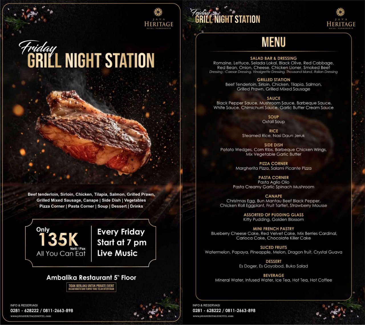 All You Can Eat Friday Grill Night Station is Back!