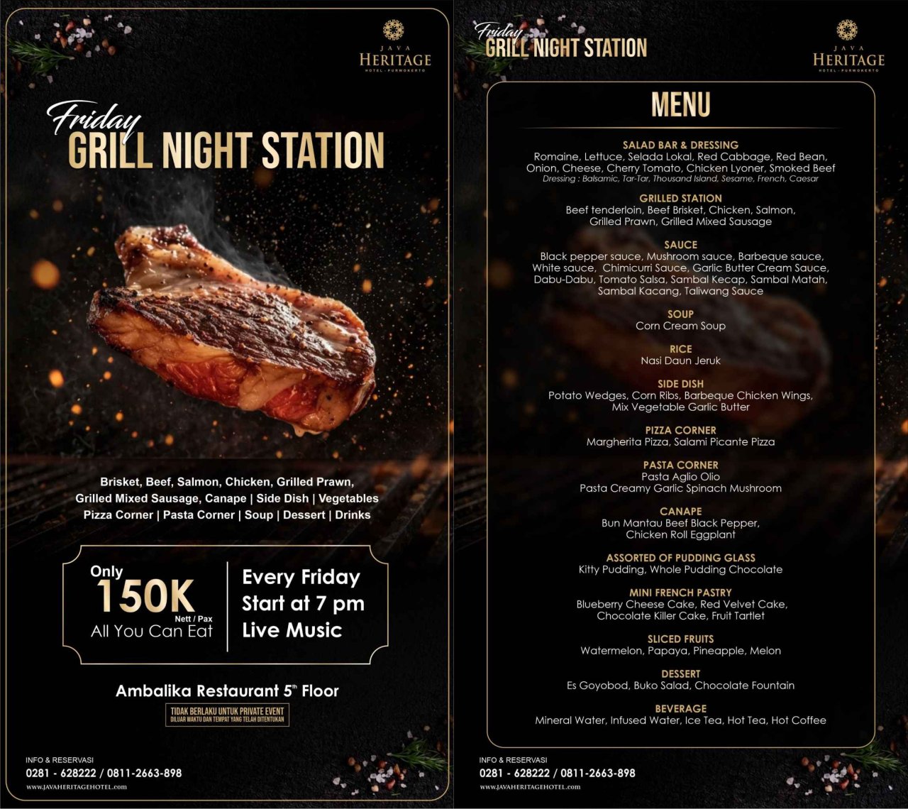 All You Can Eat Friday Grill Night Station is Back!
