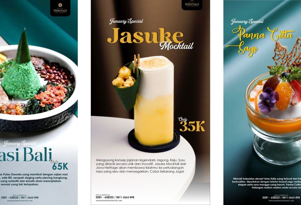 Awali Tahun Baru dengan Lezat! Promo Makanan Spesial Januari di Java Heritage Hotel Purwokerto