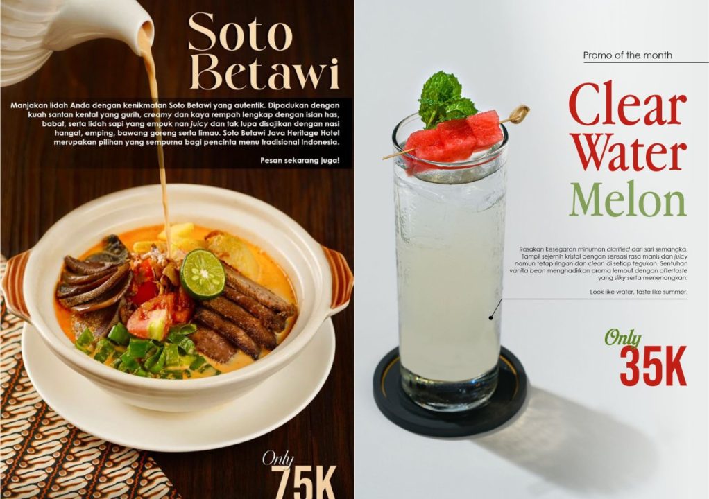 Cita Rasa Tradisi dalam Sentuhan Kehangatan Soto Betawi dan Kesegaran Clear Watermelon